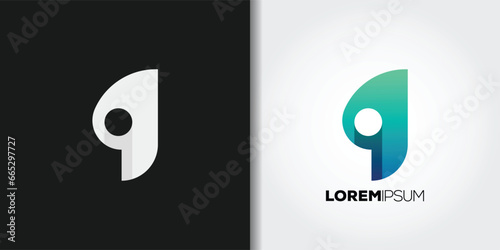 Number 4 Logo Set