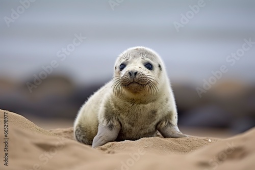 Harbor seal cub. © Fatema
