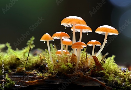 Hemimycena species mairei. © Fatema