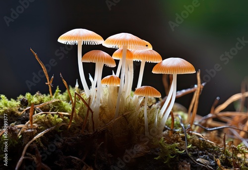 Hemimycena species mairei. photo