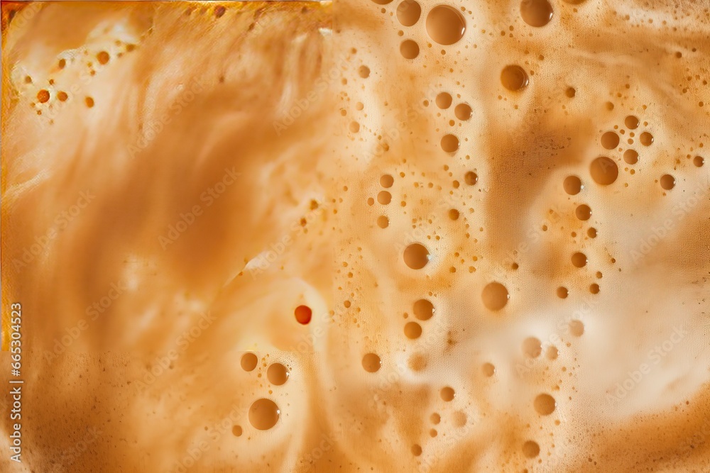 Coffee foam texture. Coffee foam texture.