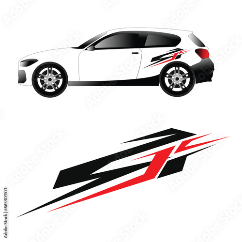 vector car side body vinyl decal sticker