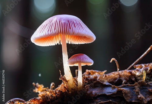 Hemimycena species mairei.