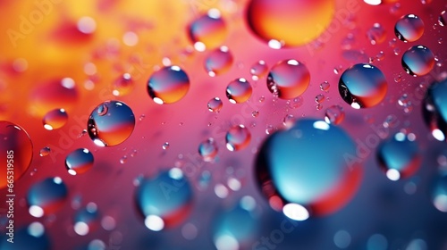 Abstract colorful background with water bubbles 