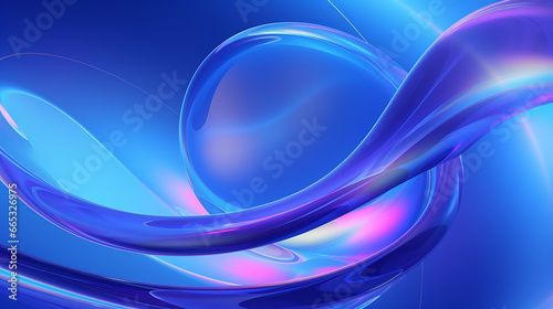 Business Bright blue and purple colored glowing circles over a blue background
