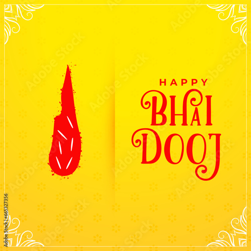 happy bhaiya duj wishes background for hindu cultural and traditions photo