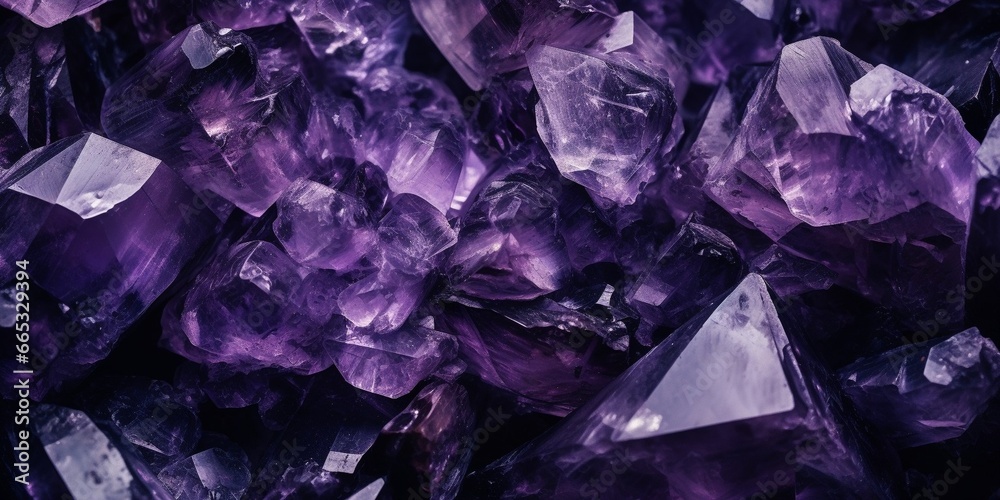 Generative AI : Raw amethyst texture gem geology pattern background_ Generative AI : Raw amethyst texture gem geology pattern background_