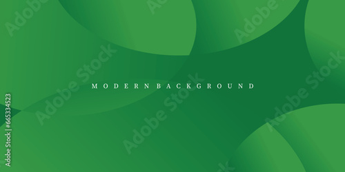 Abstract green circle background. Modern green vector background. Geometric background design	