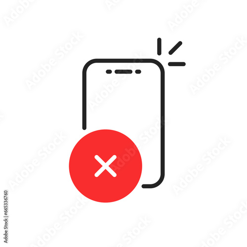 digital error or payment problem in mobile phone