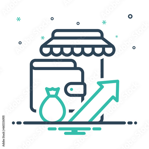 Mix icon for earning