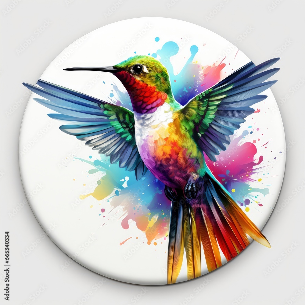 Hummingbird clipart on white background. Hummingbird clipart on white background.