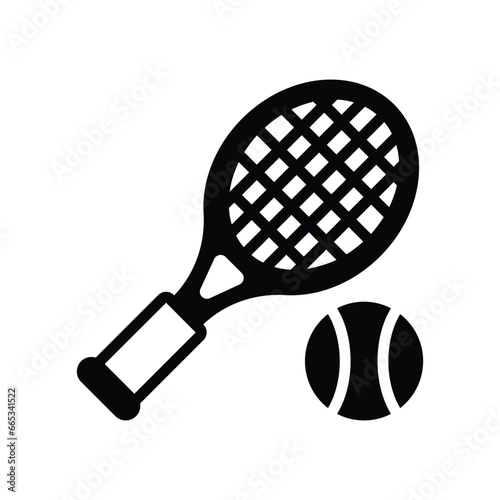 Tennis Glyph icon