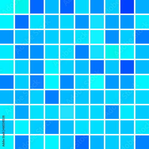 blue mosaic background