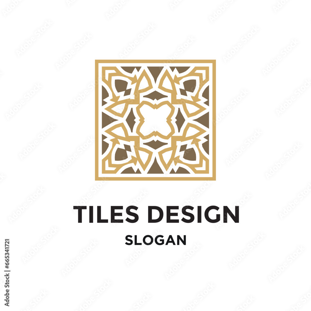 Abstract ornament template illustration vector design Abstract ornament template illustration vector design