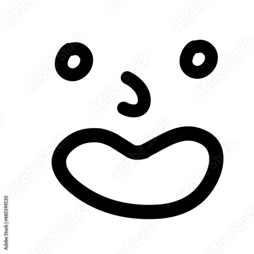 simple cartoon face