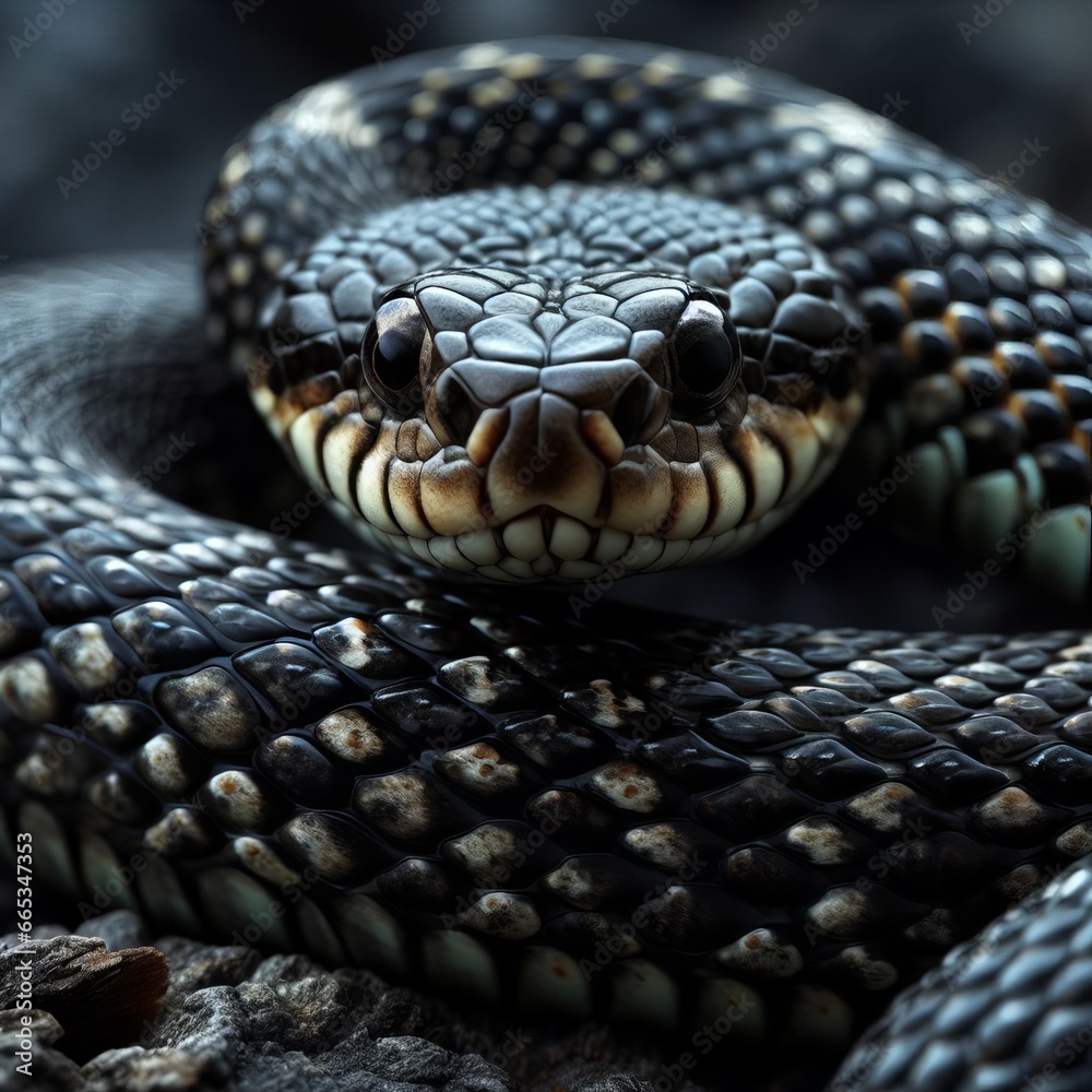 close up of a snake close up of a snake