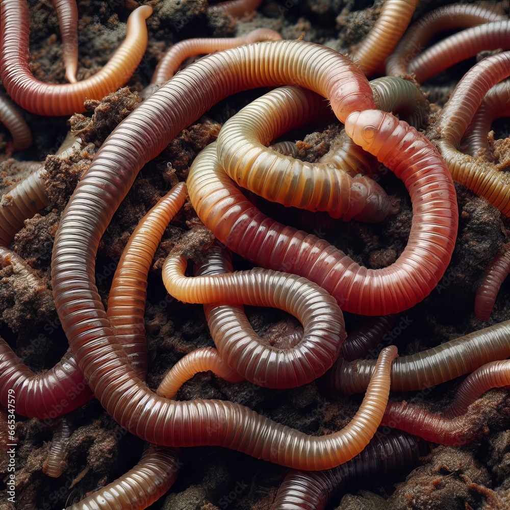 close up of a worm close up of a worm