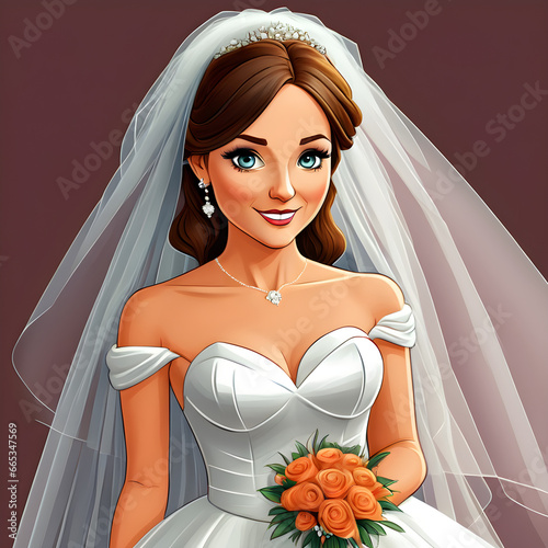 portrait of a bride