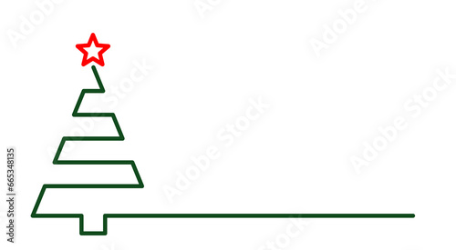 The symbol of new Year tree.