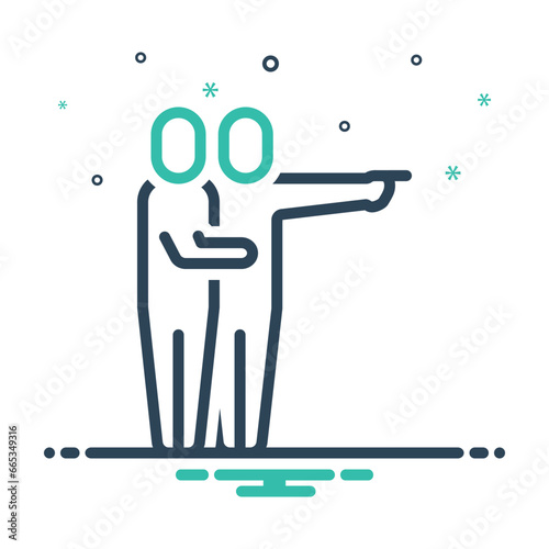 Mix icon for indicate