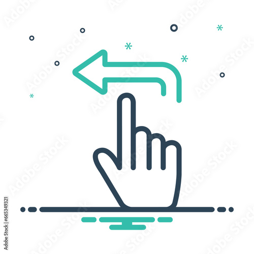 Mix icon for left
