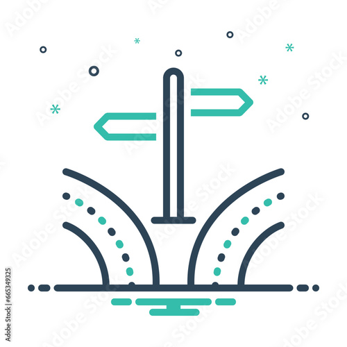 Mix icon for direction