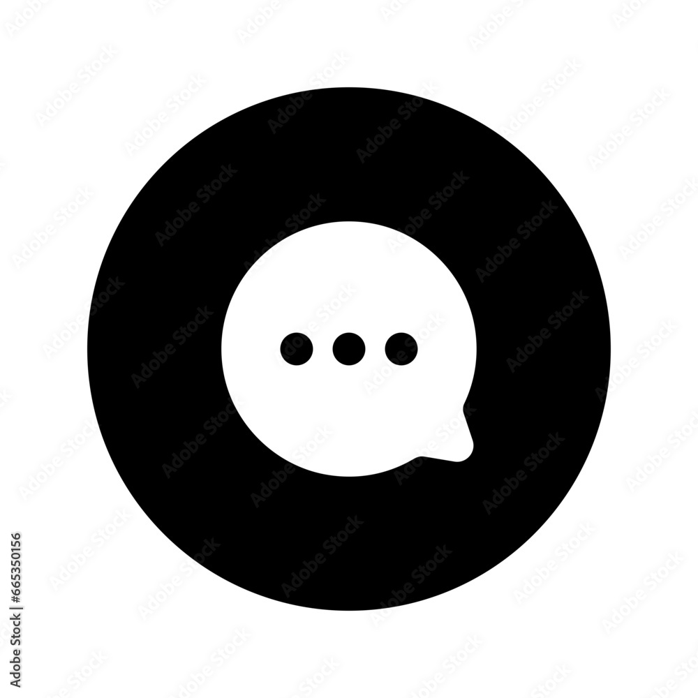 comment circular glyph icon comment circular glyph icon