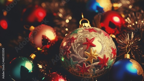 Merry Christmas and a happy new year. Festive xmas background. Holiday Christmas