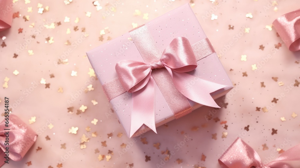 Merry Christmas and a happy new year. Festive xmas background. Holiday Christmas Gift box Merry Christmas and a happy new year. Festive xmas background. Holiday Christmas Gift box