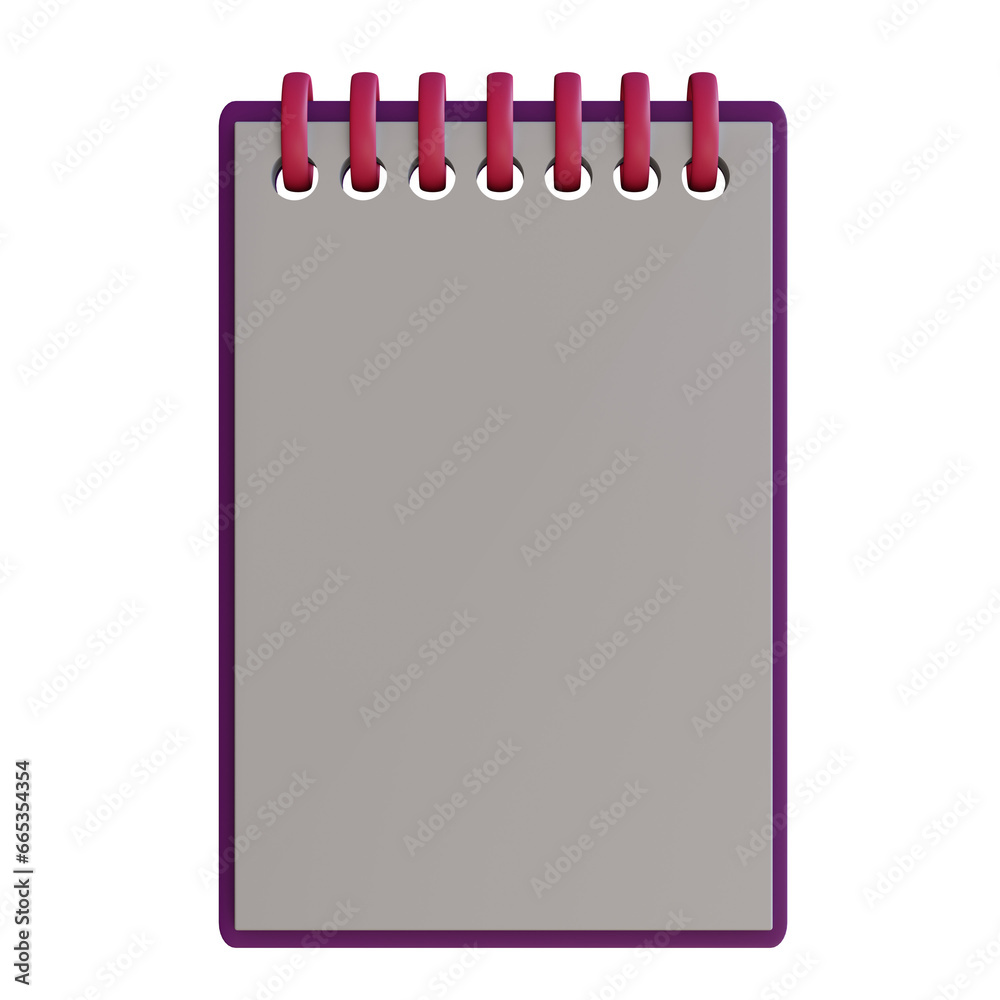 notebook 3d icon
