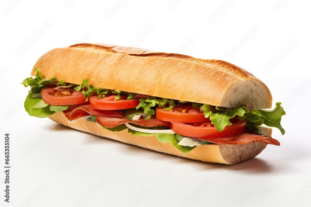 Gourmet sandwich isolated on white background. Gourmet sandwich isolated on white background.