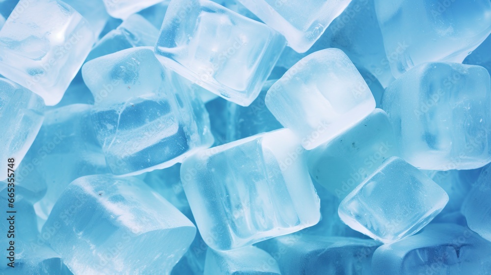 Ice cube background, ice cube texture, or background.