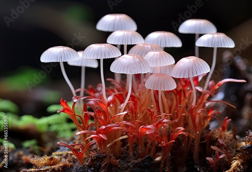 Hemimycena species mairei. photo