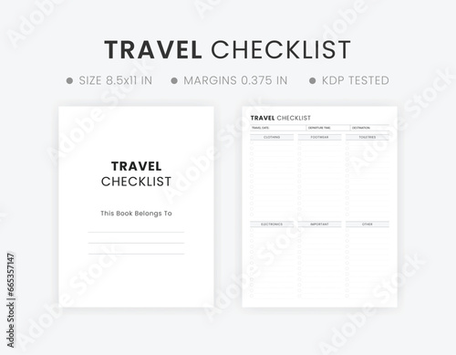 Use a Travel Checklist or Packing List for Vacation. Editable International Travel Checklist Printable Travel Planner