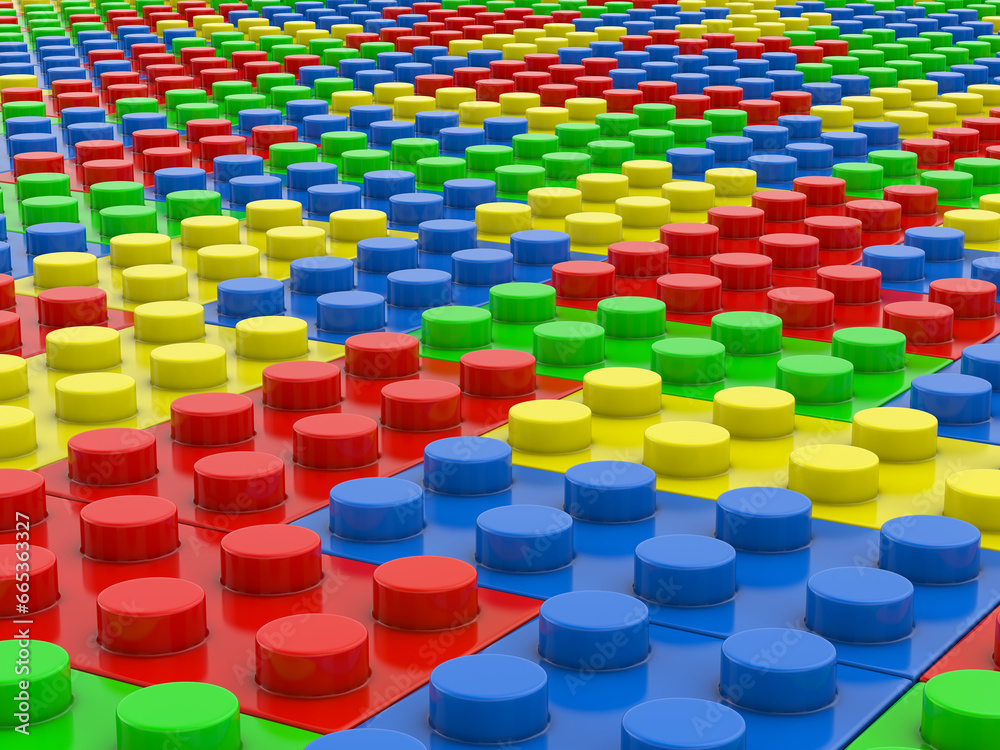 Fototapeta premium Toy blocks background