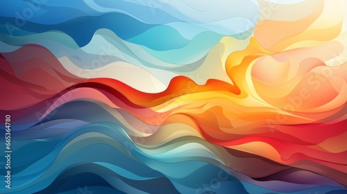 Vibrant Summer Collection: Inspiring Wave Art, Vector Designs, Colorful Patterns, Ocean Backdrops, and more!, generative AI