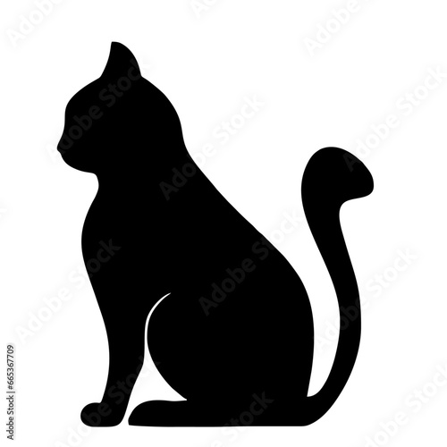 black cat silhouette