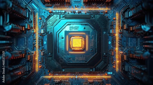 close-up with super CPU/GPU