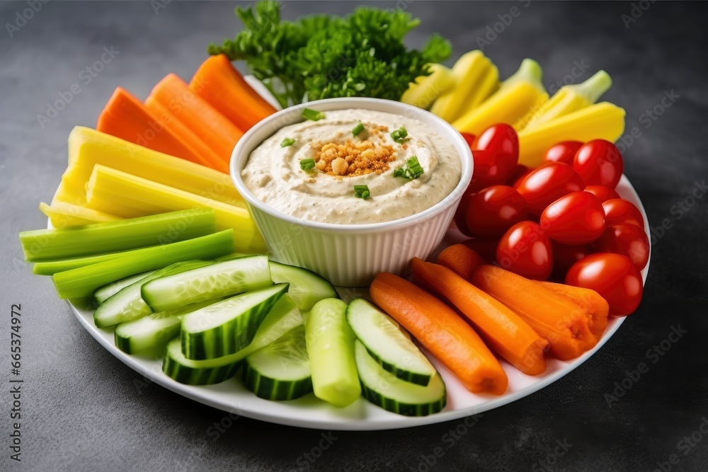 Crop shot of plate with colorful healthy sliced vegetables. Crop shot of plate with colorful healthy sliced vegetables.