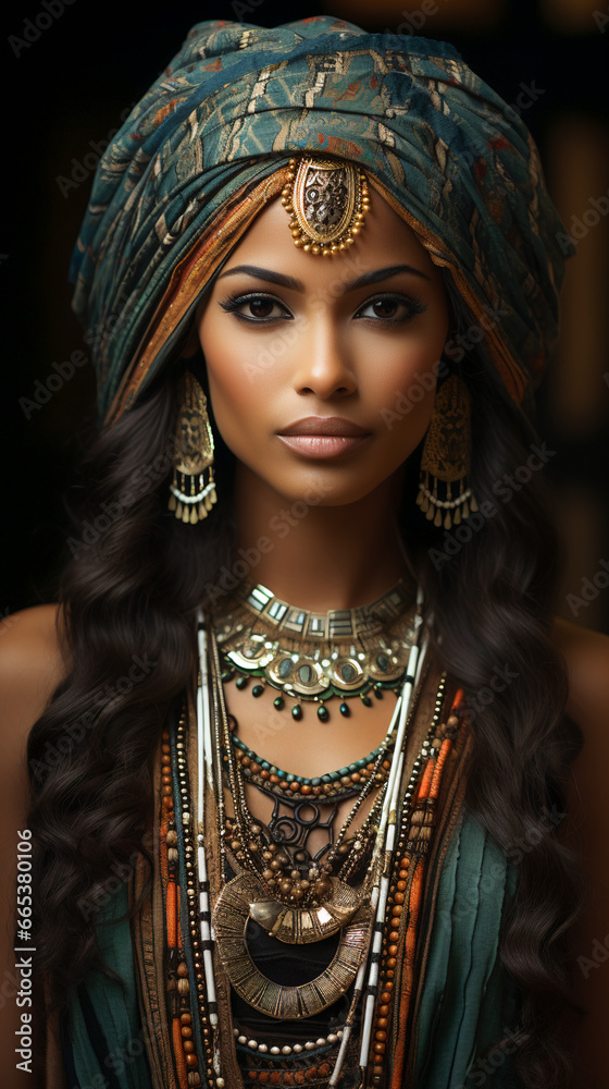 Graceful Portrait of an African Woman