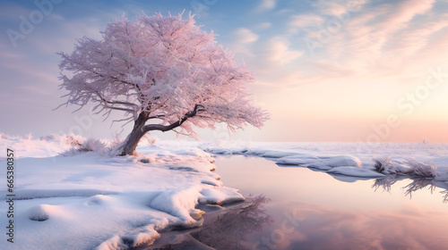 Amazing winter landscape