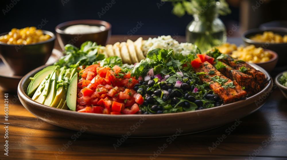 Diverse Vegan Menu