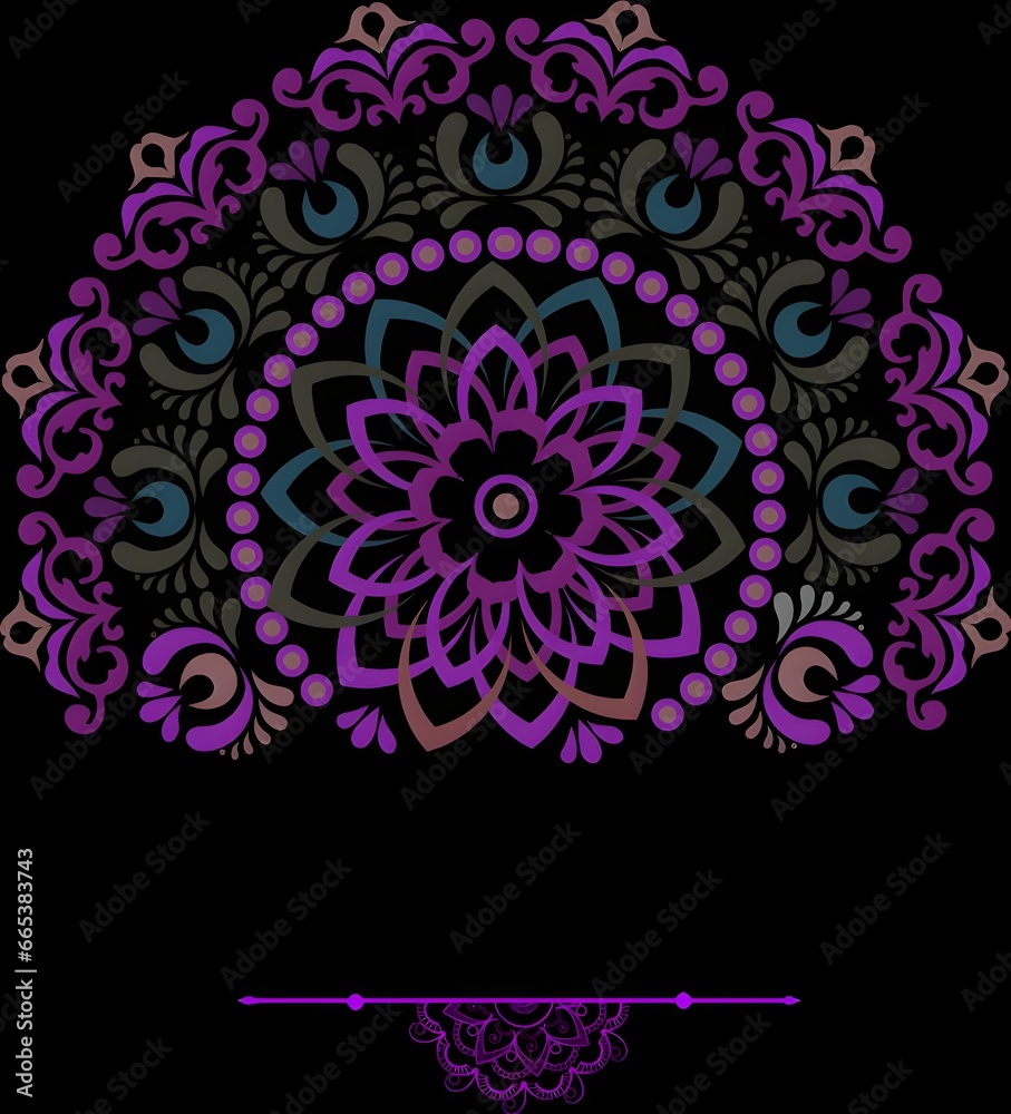 A Beautiful Mandala Frame Isolated on White Background. Vector Illustration. A Beautiful Mandala Frame Isolated on White Background. Vector Illustration.