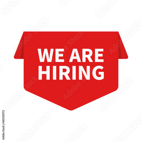 We Are Hiring In Rectangle Unique Shape For Advertising Membership Subscription
