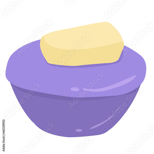 Grape cubit cake with cheese topping 