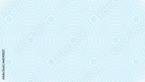 Blue abstract background with circles