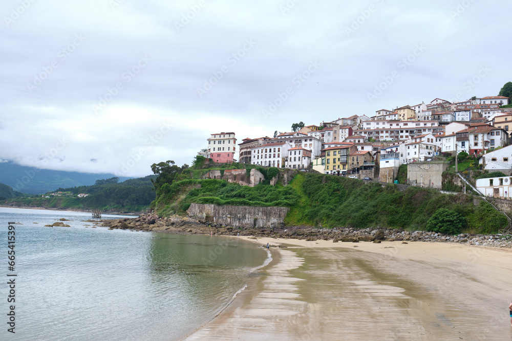 Lastres fishing village in Asturias, Spain