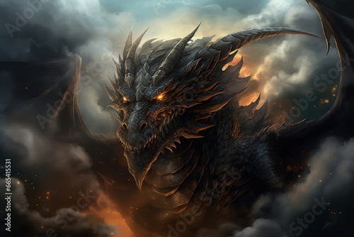 A epic dragon