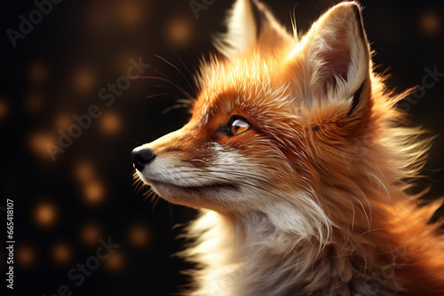 red fox portrait © Nate