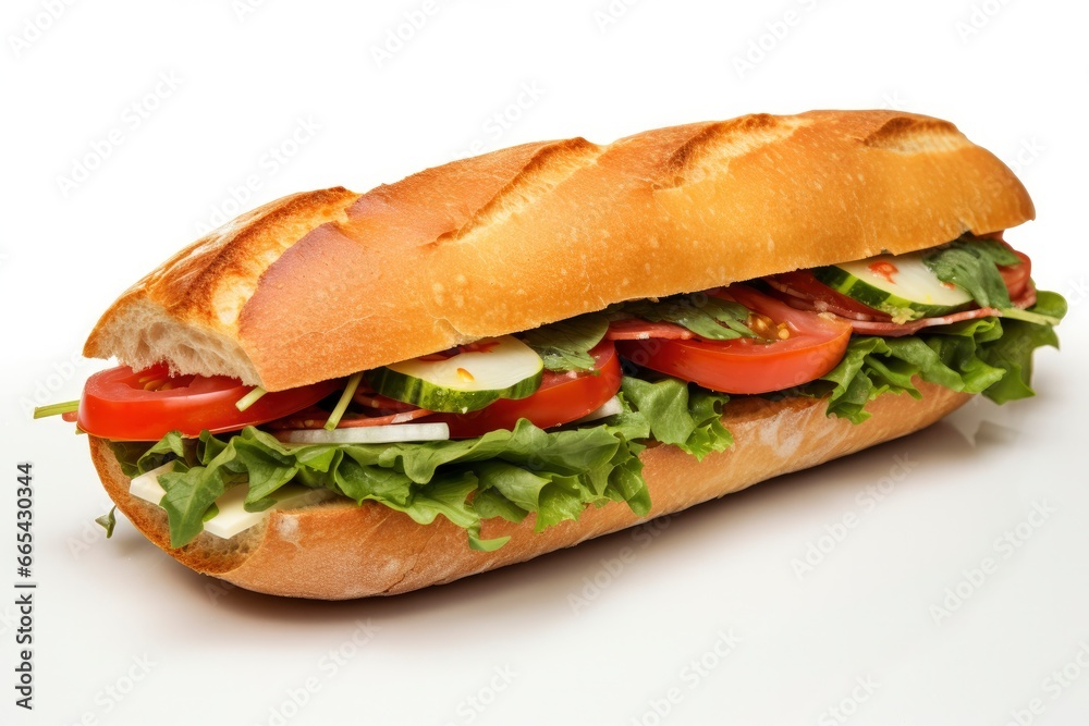 Gourmet sandwich isolated on white background. Gourmet sandwich isolated on white background.